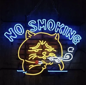 NO SMOKING ネオンサイン ギフト看板 ギフト 省エネ バー カフェ インテリア 喫茶店 お店