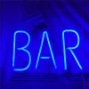 BAR ネオンサイン LEDネオンレターライト アート壁装飾 USB電源ブルーライト ビジネスパブ ビールバー ビストロパーティー ホームインテリアサイン (1)