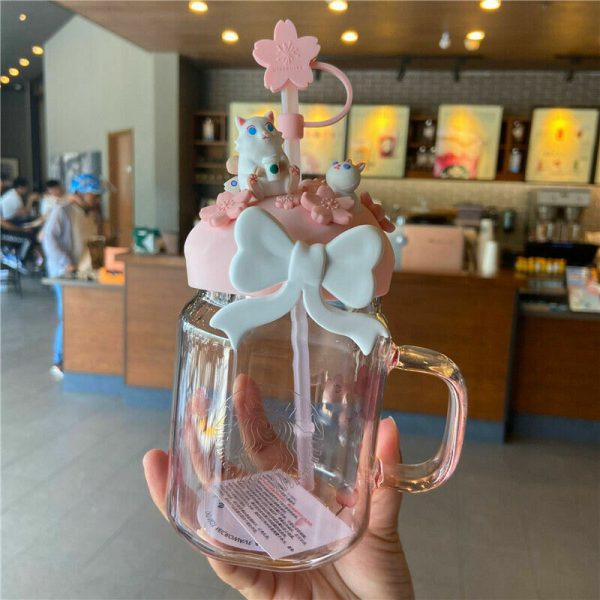 Starbucks スターバックス タンブラーピンク 桜猫ストローカップ さくら ストロー付き 600ml ピンク ギフト プレゼント