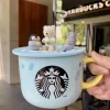 Starbucks スターバックス 海外限定 日本未発売水族館 マグカップ 414ml べアリスタ ブルー ギフト プレゼント (4)